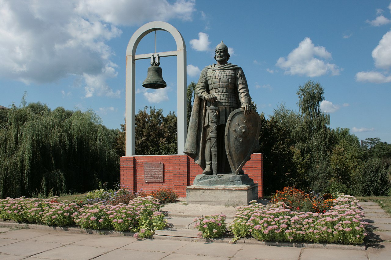 Пам’ятний знак на честь першої літописної згадки назви краю «Україна»